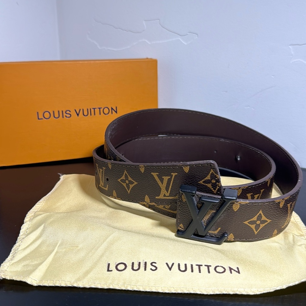 Louis Vuitton Brown Monogram Belt